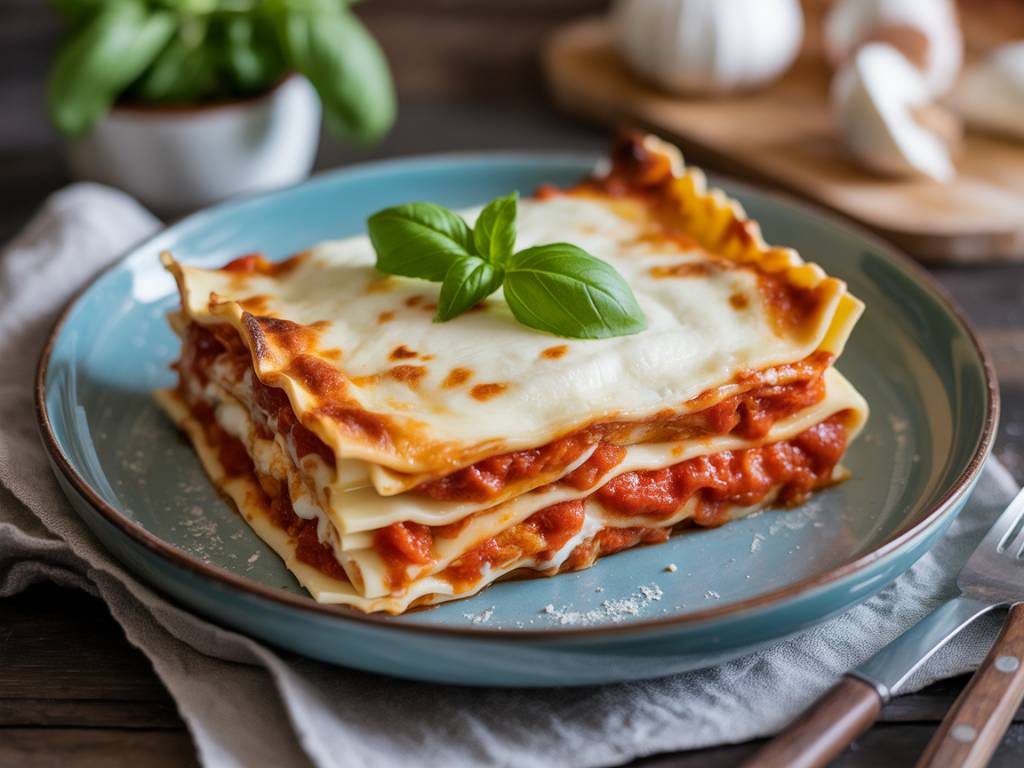 Recette lasagne mozzarella sans béchamel : un plat gourmand et sans crème