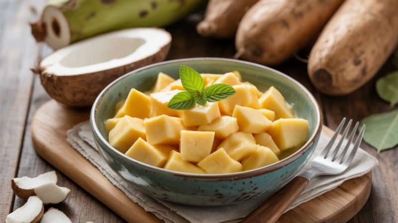 Calorie manioc cuit : apports énergétiques, index glycémique et place du manioc dans une alimentation équilibrée